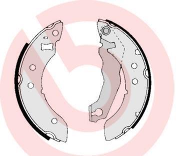 Гальмівні колодки барабанні BREMBO S24 536