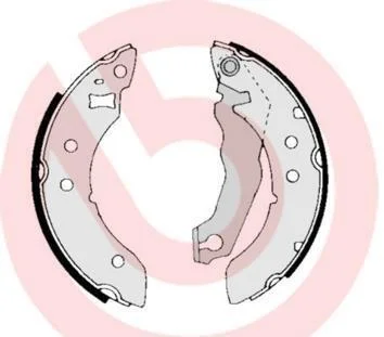 Гальмівні колодки барабанні BREMBO S24 536
