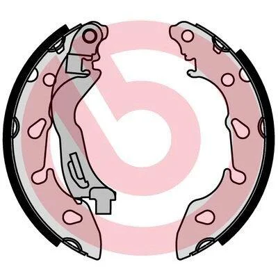 Гальмівні колодки барабанні BREMBO S24 553 (фото 1)