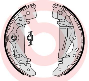 Гальмівні колодки барабанні BREMBO S30 521