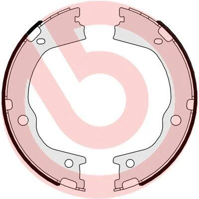 Гальмівні колодки барабанні BREMBO S30 526 (фото 1)