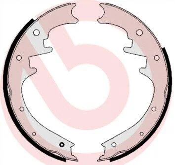 Гальмівні колодки барабанні BREMBO S37 504 (фото 1)