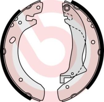 Гальмівні колодки, барабанні BREMBO S 44 504