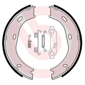 Гальмівні колодки барабанні BREMBO S50 501