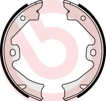 Гальмівні колодки барабанні BREMBO S52 509 (фото 1)