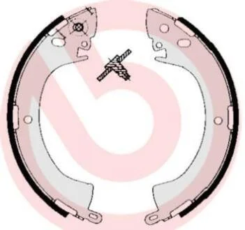 Гальмівні колодки барабанні BREMBO S54 506