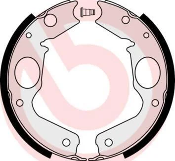 Гальмівні колодки барабанні BREMBO S54 518 (фото 1)