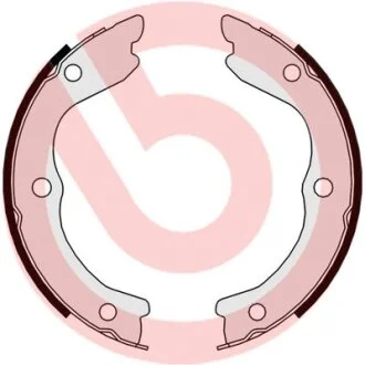 Гальмівні колодки барабанні Brembo BREMBO S56543
