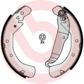 Гальмівні колодки барабанні BREMBO S59 517