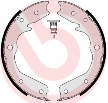 Гальмівні колодки барабанні BREMBO S59 527