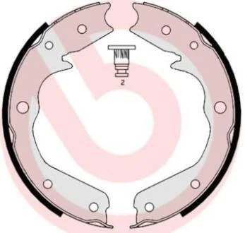 Гальмівні колодки барабанні BREMBO S59 527