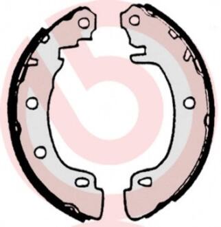 Гальмівні колодки барабанні BREMBO S68 522