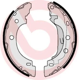 Гальмівні колодки барабанні BREMBO S68 523