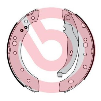 Гальмівні колодки барабанні BREMBO S68 547