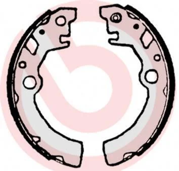 Гальмівні колодки барабанні BREMBO S79519 (фото 1)