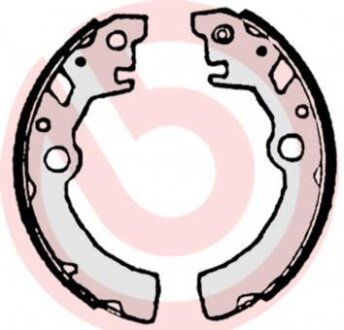 Гальмівні колодки барабанні BREMBO S79519