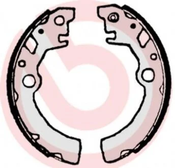 Гальмівні колодки барабанні BREMBO S79519