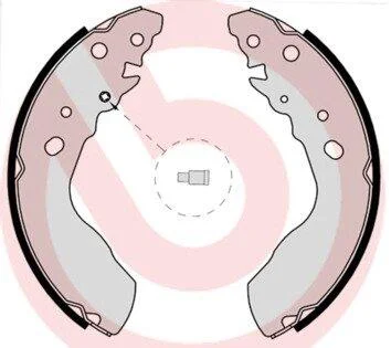Гальмівні колодки барабанні BREMBO S79 522