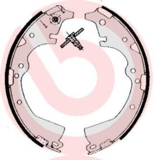 Гальмівні колодки барабанні BREMBO S83 511