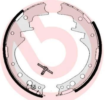 Гальмівні колодки барабанні BREMBO S83 521 (фото 1)