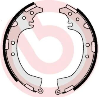 Гальмівні колодки, барабанні BREMBO S 83 528