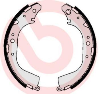 Гальмівні колодки барабанні BREMBO S83 530