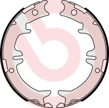 Гальмівні колодки барабанні Brembo BREMBO S83 542 (фото 1)