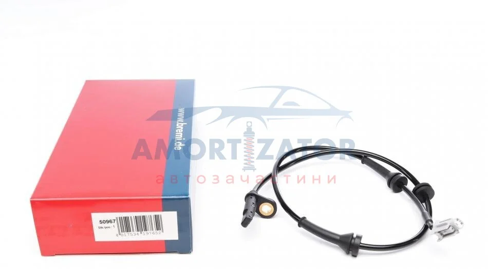 Датчик ABS NISSAN/RENAULT X-Trail/Koleos "2,0 "F "08>> BREMI 50967 (фото 1)
