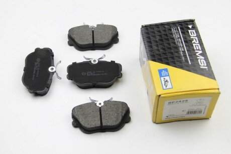 Комплект гальмівних накладок, дискове гальмо BREMSI BP2425