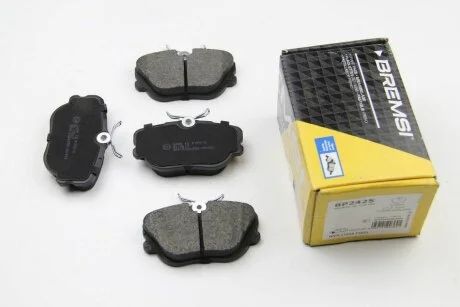 Комплект гальмівних накладок, дискове гальмо BREMSI BP2425