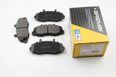 Комплект гальмівних накладок, дискове гальмо BREMSI BP2525