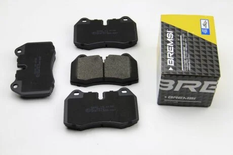 Комплект гальмівних накладок, дискове гальмо BREMSI BP2660