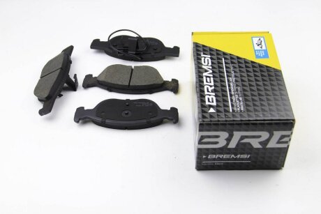 Комплект гальмівних накладок, дискове гальмо BREMSI BP2667