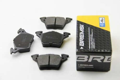 Комплект гальмівних накладок, дискове гальмо BREMSI BP2880