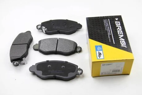 Комплект гальмівних накладок, дискове гальмо BREMSI BP2887
