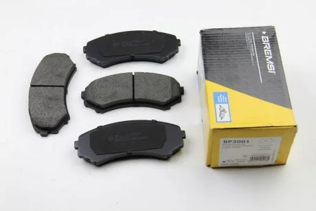 Комплект гальмівних накладок, дискове гальмо BREMSI BP3001