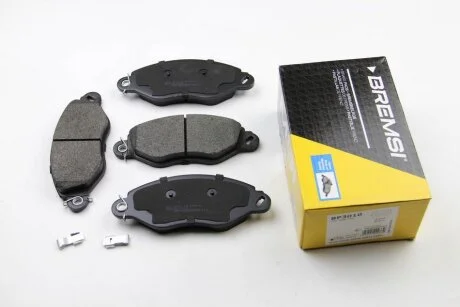 Комплект гальмівних накладок, дискове гальмо BREMSI BP3010
