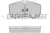 Комплект гальмівних накладок, дискове гальмо BREMSI BP3025 (фото 1)