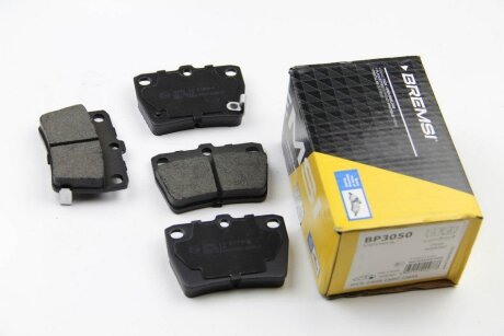 Комплект гальмівних накладок, дискове гальмо BREMSI BP3050