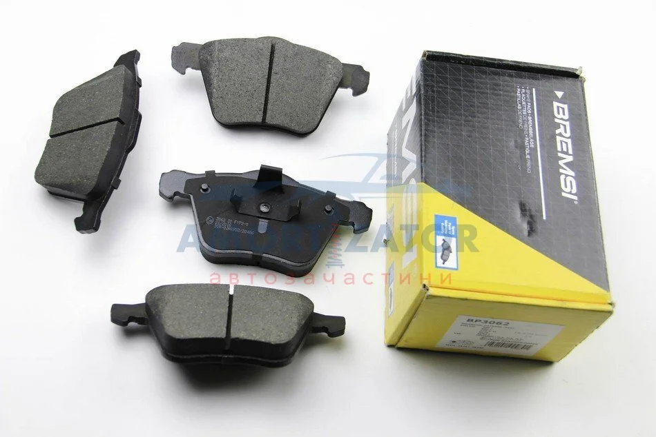 Комплект гальмівних накладок, дискове гальмо BREMSI BP3062 (фото 1)