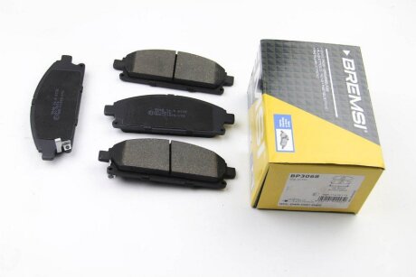 Комплект гальмівних накладок, дискове гальмо BREMSI BP3068