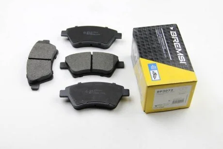 Комплект гальмівних накладок, дискове гальмо BREMSI BP3072