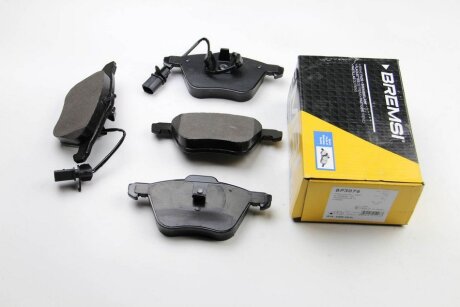 Комплект гальмівних накладок, дискове гальмо BREMSI BP3076