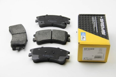 Комплект гальмівних накладок, дискове гальмо BREMSI BP3089