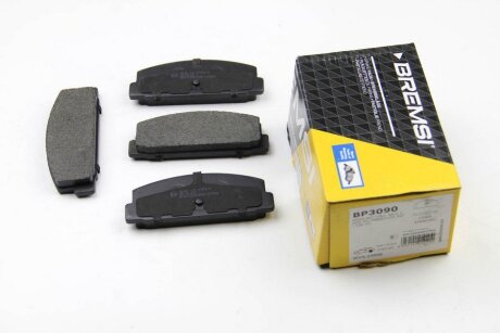 Комплект гальмівних накладок, дискове гальмо BREMSI BP3090