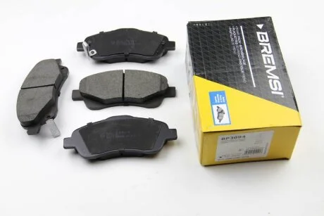 Комплект гальмівних накладок, дискове гальмо BREMSI BP3094