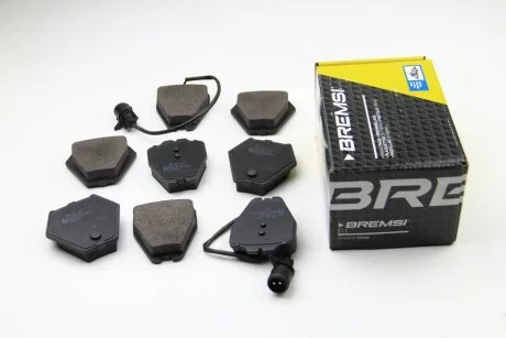 Комплект гальмівних накладок, дискове гальмо BREMSI BP3122