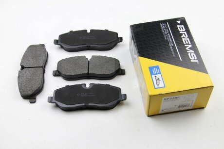 Комплект гальмівних накладок, дискове гальмо BREMSI BP3206