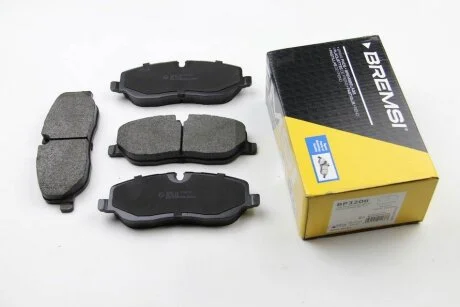 Комплект гальмівних накладок, дискове гальмо BREMSI BP3206