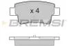 Комплект гальмівних накладок, дискове гальмо BREMSI BP3228 (фото 1)
